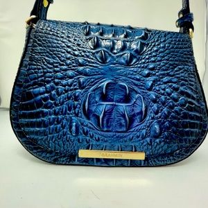Brahmin Small Nadine Ocean Blue Ombre Melbourne EUC